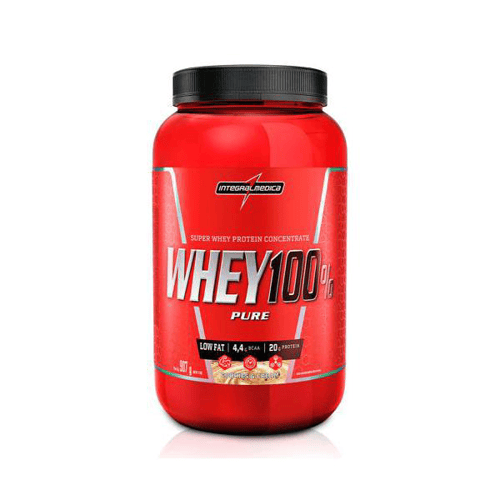 Super Whey 100% Pure 907G Sabor Cookies & Cream Integralmedica