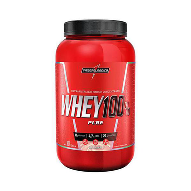 Super - Whey Protein Complete Fuel Sabor Morango 907G Integralmédica