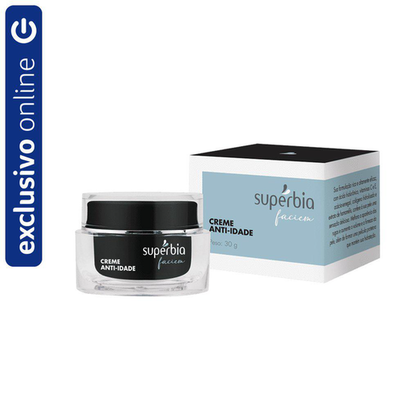 Imagem do produto Supérbia Creme Antiidade Ácido Hialurônico, Retinol, Vitaminas C E E 30G