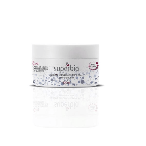 Supérbia Creme Esfoliante Mineral Corpo E Rosto 220Ml