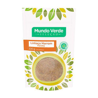 Superfood Farinha De Linhaça Marrom 200G Mv Seleção Mundo Verde Seleção