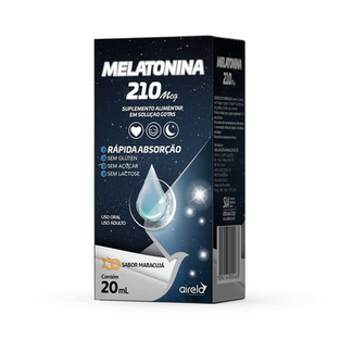 Imagem do produto Suplemento Alimentar Airela Melatonina 210Mcg 20Ml 20Ml