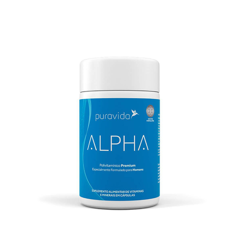 Imagem do produto Suplemento Alimentar Alpha Men Pura Vida 60 Cápsulas
