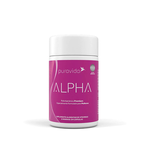 Imagem do produto Suplemento Alimentar Alpha Women Pura Vida 60 Cápsulas