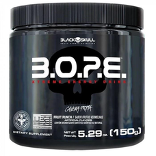 Imagem do produto Suplemento Alimentar B.O.P.E Sabor Frutas Vermelhas Black Skull 150G
