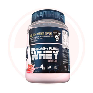 Imagem do produto Suplemento Alimentar Flexx Whey Isohydro Sabor Morango 900G Under Labz