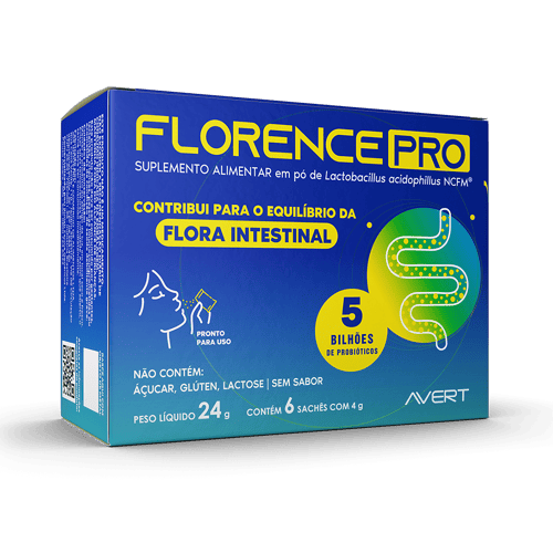 Suplemento Alimentar Florence Pro 6 Sachês De 4G 6 Sachês