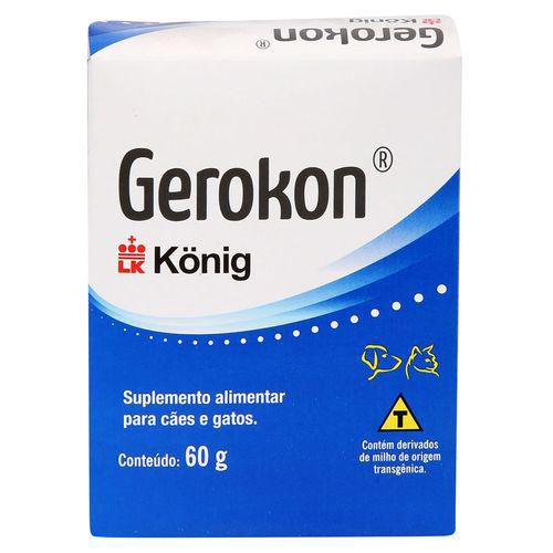 Imagem do produto Suplemento Alimentar Gerokon König 60G P/ Cães E Gatos