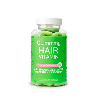 Imagem do produto Suplemento Alimentar Gummy Hair Maçã Encantada 60 Pastilhas De Goma