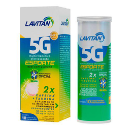 Suplemento Alimentar Lavitan 5G Esporte Açai E Guaraná Com 10 Comprimidos Efervescentes