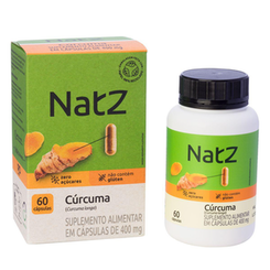 Imagem do produto Suplemento Alimentar Natz Cúrcuma 60 Cápsulas Maxinutri 60 Cápsulas
