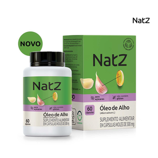Imagem do produto Suplemento Alimentar Natz Óleo De Alho 500Mg 60 Cápsulas 60 Cápsulas