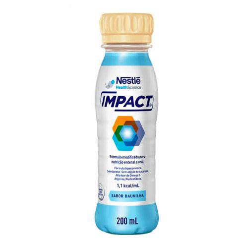 Imagem do produto Suplemento Alimentar Nestlé Baunilha Impact 200Ml