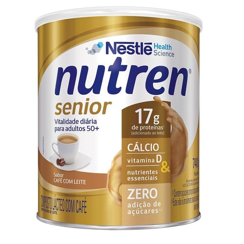 Nutren Senior Sabor Café Com Leite 740G