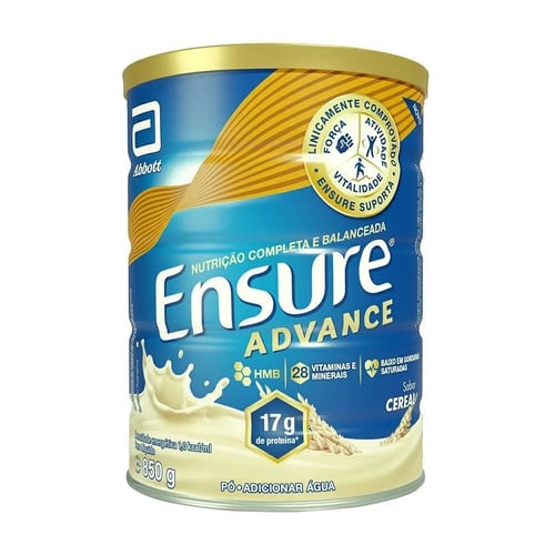 Suplemento Nutricional Ensure Advance Sabor Cereal 850G