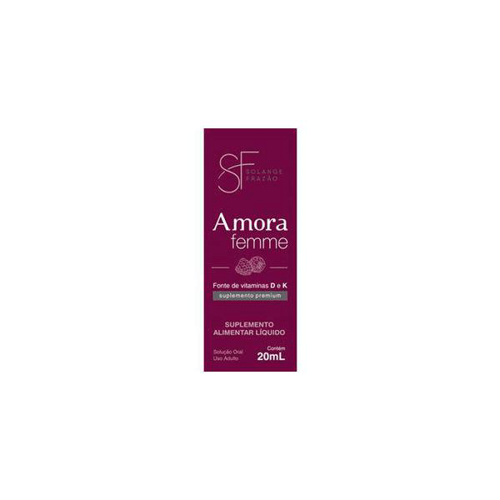 Imagem do produto Suplemento Premium Amora Femme Solange Frazão 20Ml