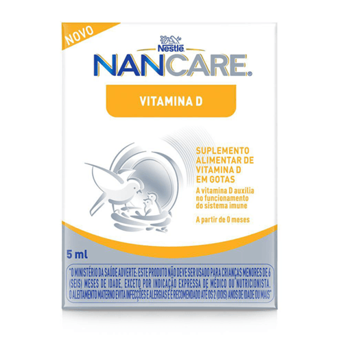 Imagem do produto Suplemento Vitamínico Nancare Vitamina D Nestlé 5Ml Gotas