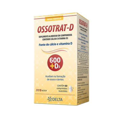 Suplemento Vitamínico Ossotratd Com 60 Comprimidos Delta 60 Comprimidos