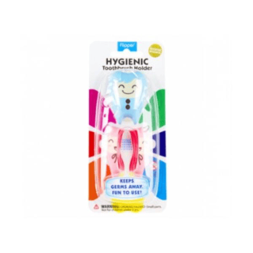 Imagem do produto Suporte P Ed Curaprox Em Formato De Dente 2 Em 1 Azul E Rosa Freckie Gigi