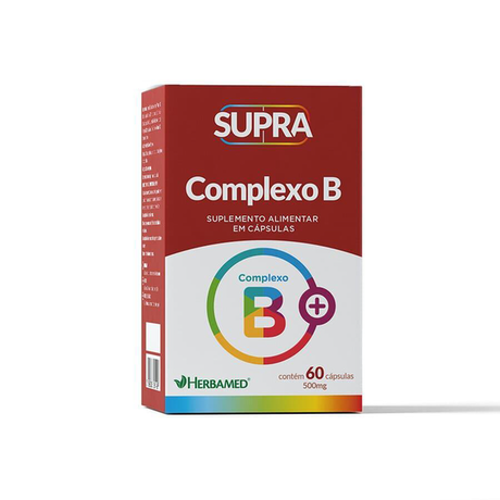 Supra Complexo B 500Mg Herbamed 60 Cápsulas