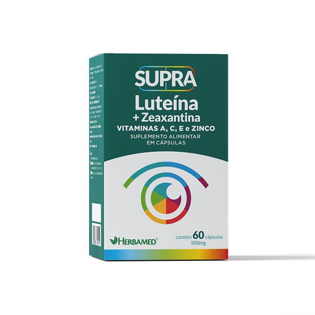 Imagem do produto Supra Luteína + Zeaxantina 500Mg Herbamed 60 Cápsulas
