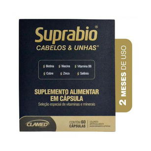 Imagem do produto Suprabio Cabelos E Unhas Com 60 Cápsulas