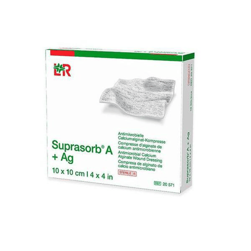 Imagem do produto Suprasorb A + Ag Alginato De Cálcio Com Prata 10X10 Cm Lohmann Rauscher