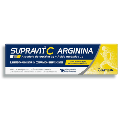 Imagem do produto Supravit C Arginina Com 16 Comprimidos