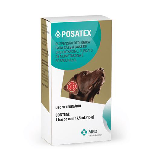 Suspensão Otológica Para Cães Posatex 17,5Ml 15G