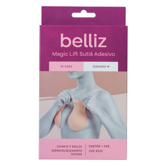 Imagem do produto Sutiã Adesivo Modelador Para Seios Belliz Magic Lift Tamanho M Panvel Farmácias