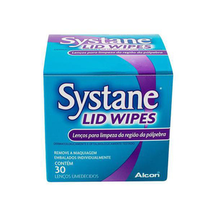 Systane Lid Wipes Lenço Umedecido Para Limpeza Da Pálpebra Com 30 Unidades