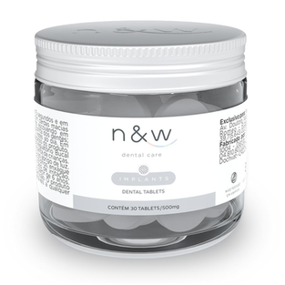 Imagem do produto Tabletes Dentais Mastigáveis N&W Dental Care Implants 30 Unidades New Dental 30 Unidades