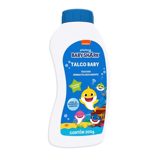 Talco Baby Cremer Baby Shark Suave 200G