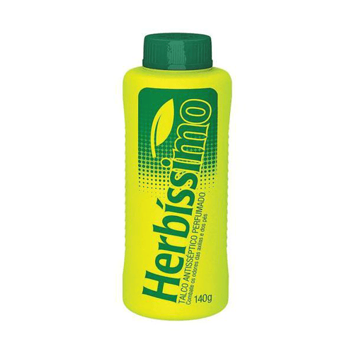 Talco - Herbíssimo Para Axilas E Pés Com 140 Gramas