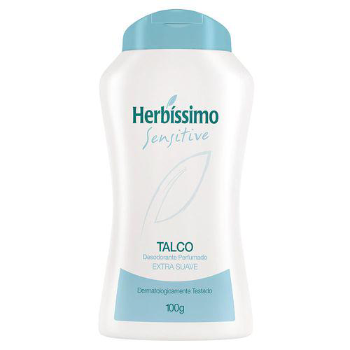 Talco - Herbíssimo Sensitive Com 100 Gramas