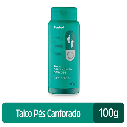 Imagem do produto Talco Para Pés Panvel Canforado 100G Panvel Farmácias