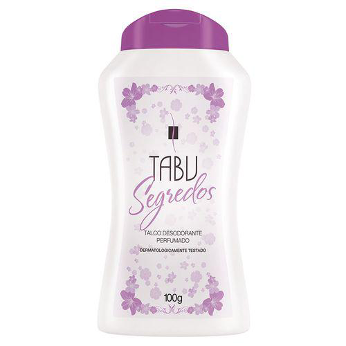 Talco - Tabu Perfumado Segredos 100 Gramas
