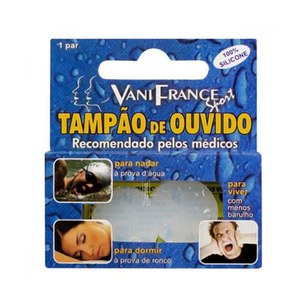 Tampões - Para Ouvido Com 1 Par Silicone