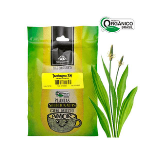 Imagem do produto Tanchagem Chá Orgnico 100 % Folhas Kampo De Ervas 30 Gr