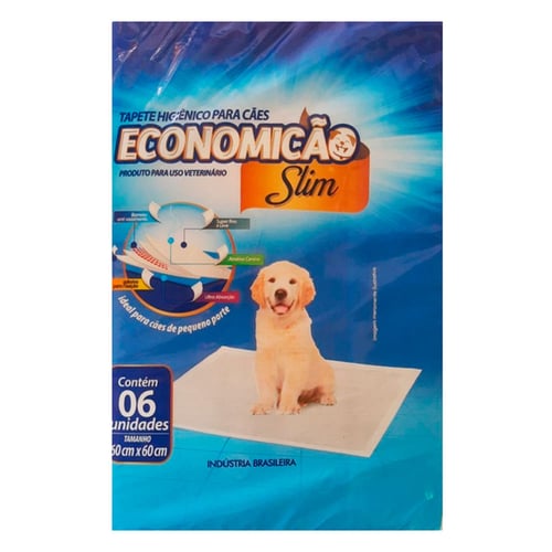 Imagem do produto Tapete Higiênico Para Cães Economicão Slim 6 Unidades