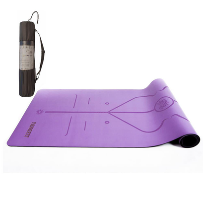Imagem do produto Tapete Yoga Mat Pu E Borracha Natural 5Mm Com Bolsa Yangfit