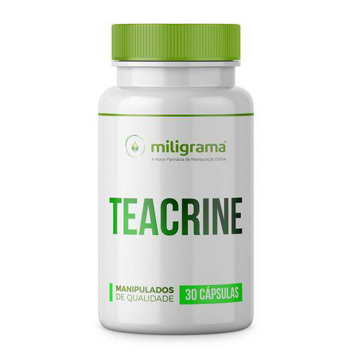 Teacrine 200Mg 30 Cápsulas Performance Energética, Física E Mental