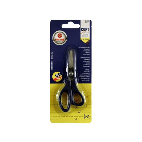 Imagem do produto Tesoura Escolar Mundial Cort Fácil Preta 11Cm