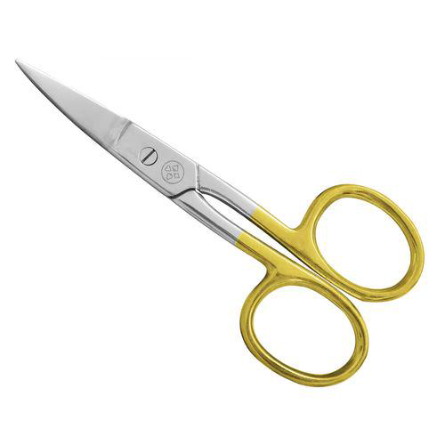 Imagem do produto Tesoura Inox Curva Para Unha Gold Mundial