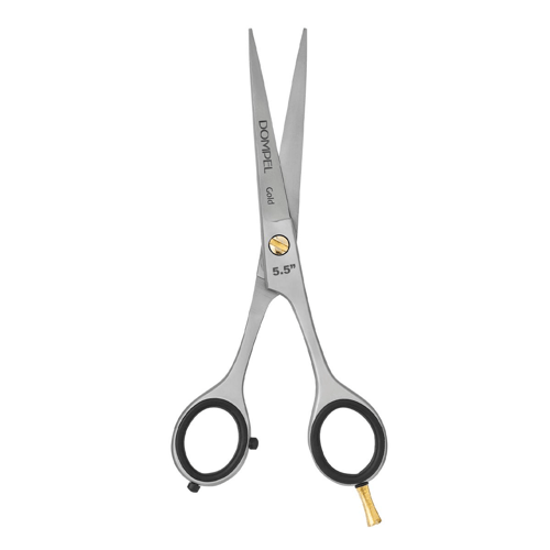 Imagem do produto Tesoura Profissional Dompel Fio Navalha Gold 4237 Prata