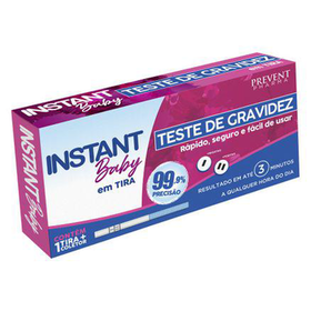 Teste De Gravidez Instant Baby Em Tira 1 Teste + 1 Coletor