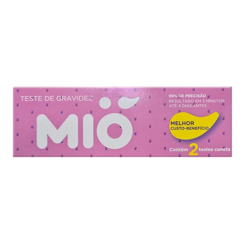 Imagem do produto Teste De Gravidez Mió Caneta Com 2 Unidades