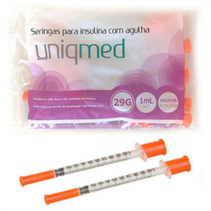 Testject Seringas Insulina C/Agulha 12,7X0,33Mm 100 Unidades