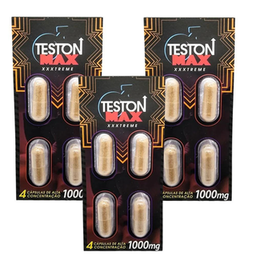 Imagem do produto Teston Max Xtreme Masculino 4 Cápsulas Kit 03Un Multivita
