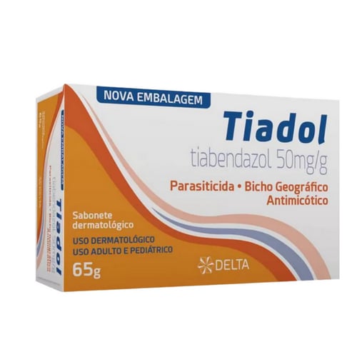 Tiabendazol - Tiadol Sabonete 65 G
